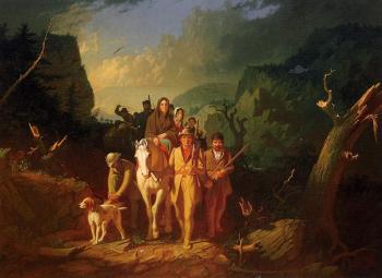 George Caleb Bingham : The Emigration of Daniel Boone